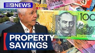 Property prices fall in Sydney and Melbourne | 9 News Australia