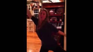 Gretchen's Super Bowl touchdown dance