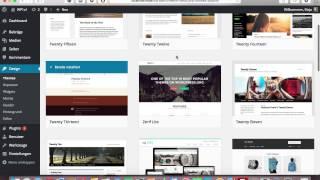 WordPress Theme installieren und aktualisieren Tutorial