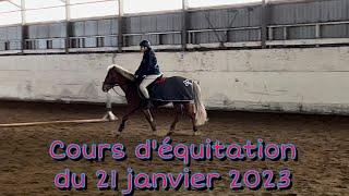 Cours d’équitation du 21 janvier 2023