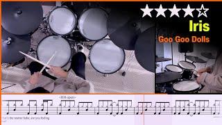 [Lv.17] Iris - Goo Goo Dolls  | Drum Cover with Sheet Music