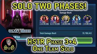 70 Million HSTR P3 & P4 Full Solo One Team!!! Nightsisters with Anakin