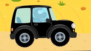 Coches de colores pip-pip | Canciones infantiles | El gatito Koté