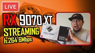  STREAMING with RX 9070 XT!  Is it Really BETTER than Nvidia??!