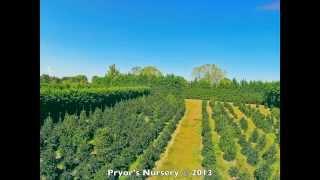 Pryors Nursery Evergreen Farm Aerial Slideshow