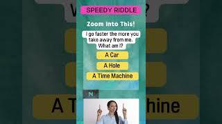 Speedy Riddle #englishgrammar #education #vocabulary