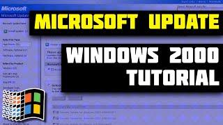 Microsoft Update Still Works in Windows 2000 in 2024!