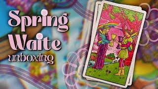 New Tarot Collectibles Deck!  Spring Waite Unboxing and First Impressions