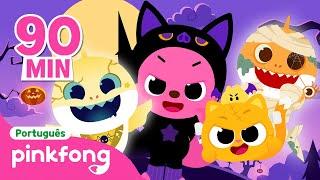 NOVOS⭐️ Halloween  | Canções Infantis | + Completo | Pinkfong, Bebê Tubarão! Canções para Crianças