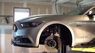 S550 Mustang Performance Package Brembo Front Pads and Rotors swap