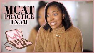 TAKING MY FIRST MCAT FULL LENGTH PRACTICE EXAM! | Becoming Dr. Brelynn
