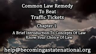 Beating Traffic Tickets Using Common Law