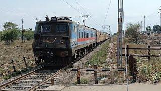 Nagarsol - Narsapur Superfast Express With Powerful Electric locomotive Kazipet Wag -7|TrainNo.17232