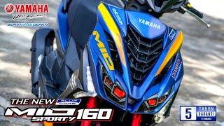 WOW KEJUTANALL NEW YAMAHA MIO SPORTY 160 2025 SIAP MENGASPAL DI INDONESIA | AEROX VARIO NMAX PCX