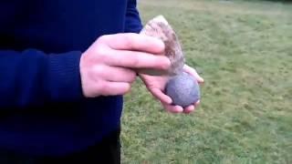 Carved Stone Ball Pecking