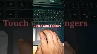 hidden  features of laptop's  touch pad Part-1 #shorts #tricks