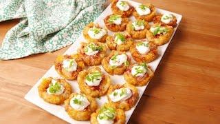 Loaded Tater Tot Cups | Delish