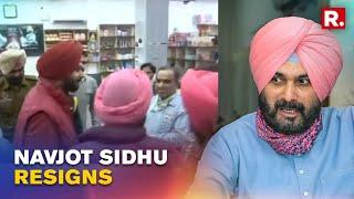 Navjot Singh Sidhu Resigns As Punjab Congress Chief As Captain Amarinder Singh Heads To Delhi