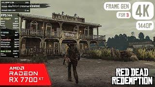 RX 7700 XT | Red Dead Redemption - 300FPS with Frame Generation