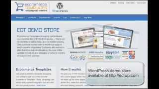 WordPress shopping cart from Ecommerce Templates