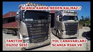 SCANIA R560 V8 / TIR TANITIM VE İNCELEME / V8 EGZOZ SESİ