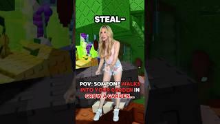 When Someone Walks Into Your “GARDEN” in GROW a GARDEN on ROBLOX… ‍