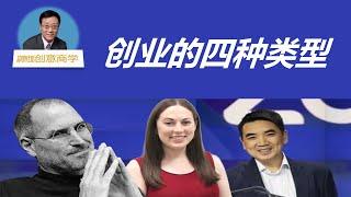 創業的四種類型：小企業、可擴展的初創企業、大公司內部創業、社會創業，
