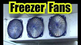 3 INDUSTRIAL FANS = FREEZER FANS for 10 HOURS of HUMMING WHITE NOISE FOR SLEEPING