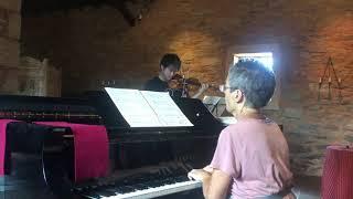 Schumann Romances, rehearsing with Maria Joao Pires