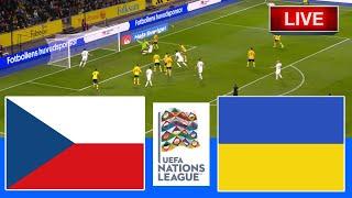 Czech Republic vs Ukraine | UEFA Nations League 2024 | Football Live Match Today