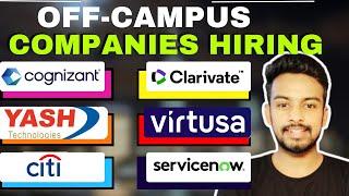 Cognizant, Citi, Amazon, Virtusa Biggest Hiring | OFF Campus Drive For 2024, 2023, 2022 Batch Jobs