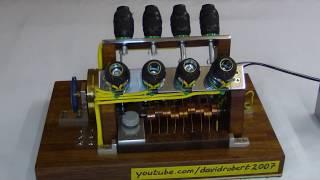 V8 Solenoid Engine 360° View