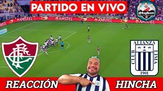 ORGULLOS DE MI ALIANZA FLUMINENSE 3-2 ALIANZA LIMA EN VIVO COPA LIBERTADORES 2024Reaccion Hincha