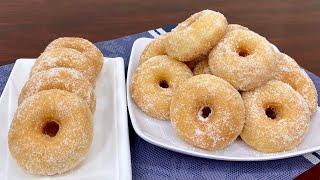 Resepi Donat Tanpa Telur Sangat Gebu dan Lembut | fluffy donuts | no eggs