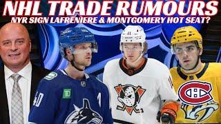 NHL Trade Rumours - Habs, Bruins, Preds, Zegras Trade? Pettersson Concerns & NYR Sign Lafreniere