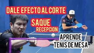 Golpe cortado, saque y Topspin