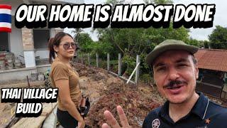 They Built THIS So Fast! OUR Rural Thailand Home 