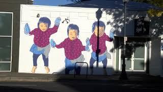 Alex Chiu's Fresh Paint mural