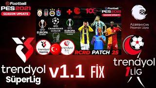 PES 2021 | EN GÜNCEL YAMA SORUN ÇÖZÜMLERİ V1.1 FİX |  R.U v1.0