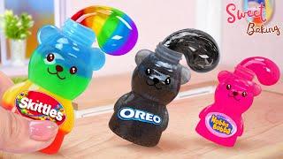 Honey Jelly TrendHow To Make Miniature SKITTLES  HUBBA BUBBA   OREO Frozen Honey JellySweet Baking