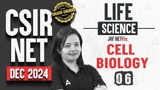 CSIR NET Dec 2024 Life Science | Cell Biology Day: 6 | Crash Course | CSIR NET Adda247