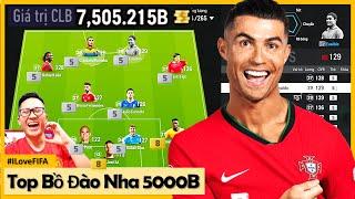 I Love Cầm 5000 Tỷ Xây Dựng Đội Hình BỒ ĐÀO NHA Đẹp Nhất FC Online 2024 Với C. RONALDO 24TOTY +5