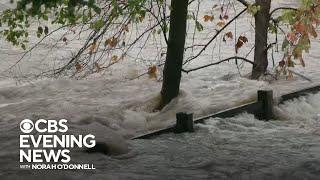 Heavy rain hits West Coast as Northeast sees first snowfall of season