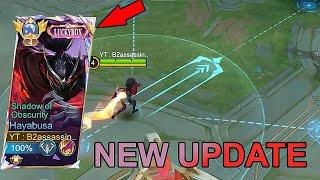 NEW UPDATEHAYABUSA UPDATE BEST COMBO 1HIT-Mobile Legends