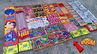 Diwali Cracker Testing 2024 || New Diwali Crackers  || Diwali Fireworks Worth Rs.10000/-