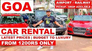 Goa Rent A Car | Price From 1200Rs | Thar, SUV, Swift, Etc | Goa Self Drive | Goa Vlog | Full Detail