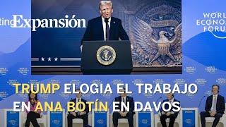 Trump elogia el "trabajo fantástico" de Ana Botín al frente de Banco Santander