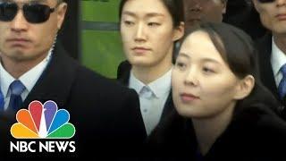 North Korea Leader Kim Jong Un’s Sister, Kim Yo Jong, Makes History At Olympics | NBC News