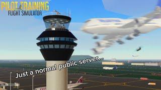 Plane Spotting Random People in PTFS Public Servers…