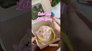 Monthly Cake Birthday  for baby girl | #cakedecorating #ytshorts #trendingshorts #viralshort #yt